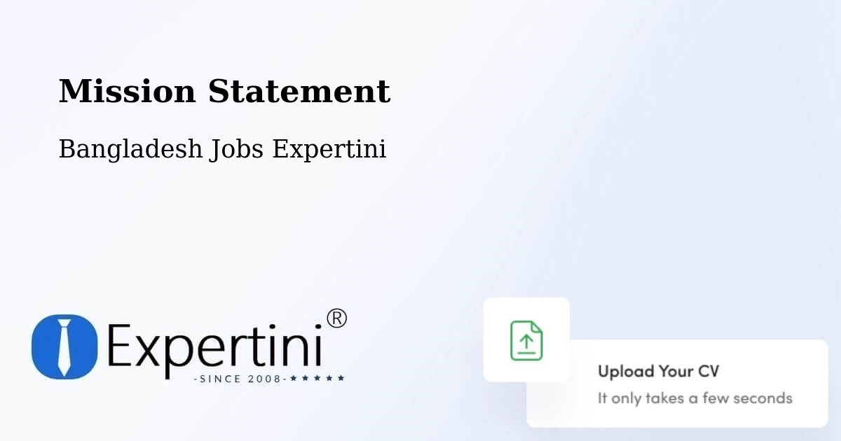 Corporate Mission – Thakurgaon - Bangladesh Jobs Expertini